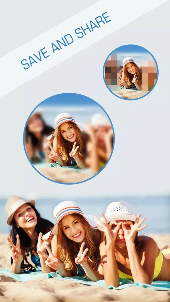 Blurred - Censoring (blur or pixelate) in Photos应用截图