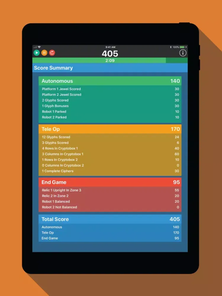 FTC Scorer 2017-2018 iPad  Screenshots