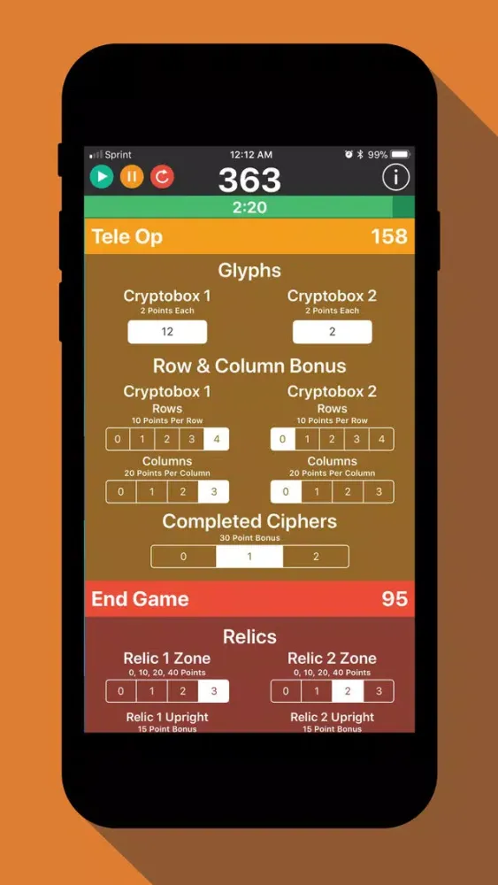FTC Scorer 2017-2018 Screenshots