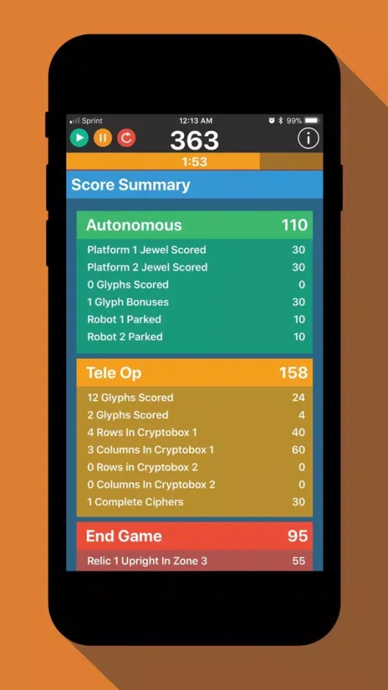 FTC Scorer 2017-2018 Screenshots