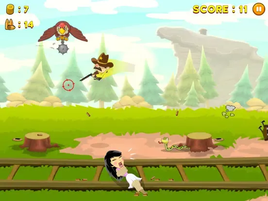 Capturas de tela do Shotgun Pete iPad 