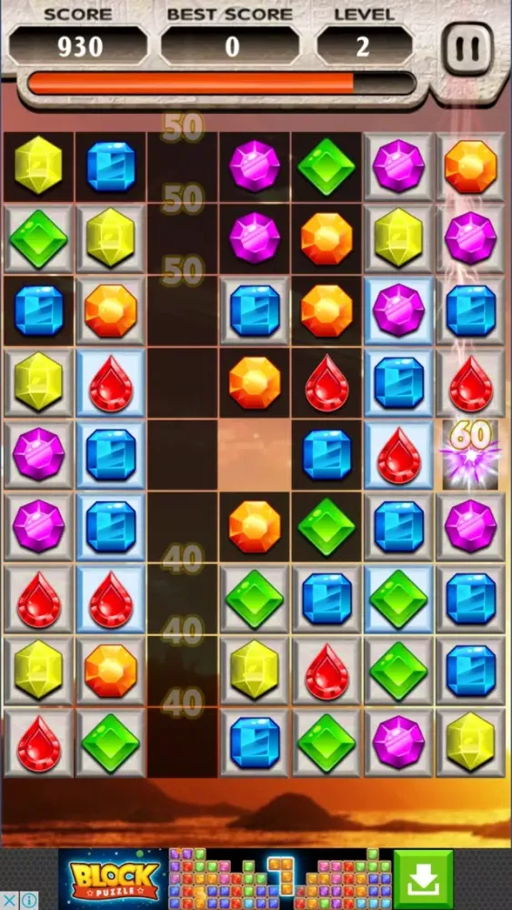 Capturas de pantalla de Jewels Swap Adventure