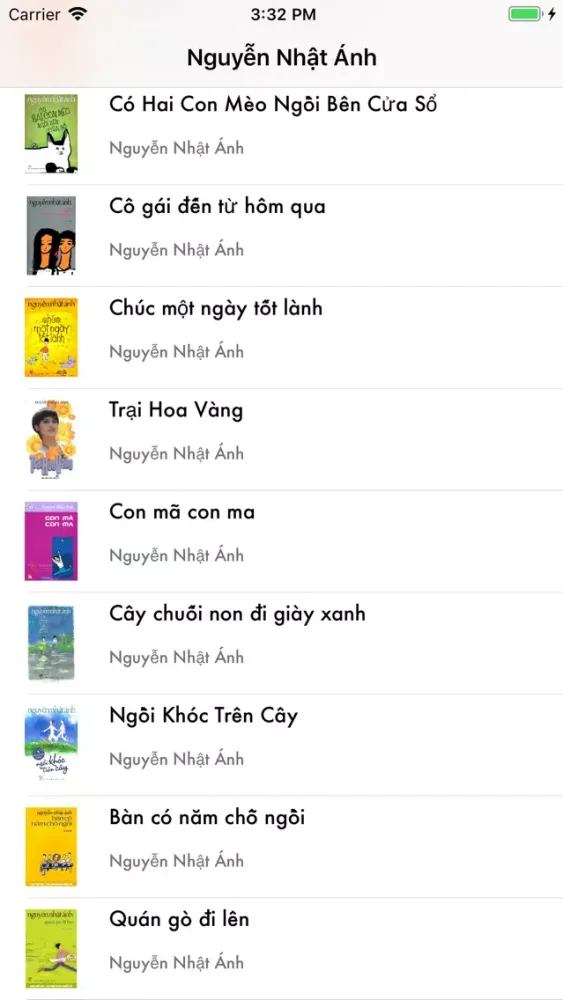 Capturas de pantalla de Truyện ngắn Nguyễn Nhật Ánh