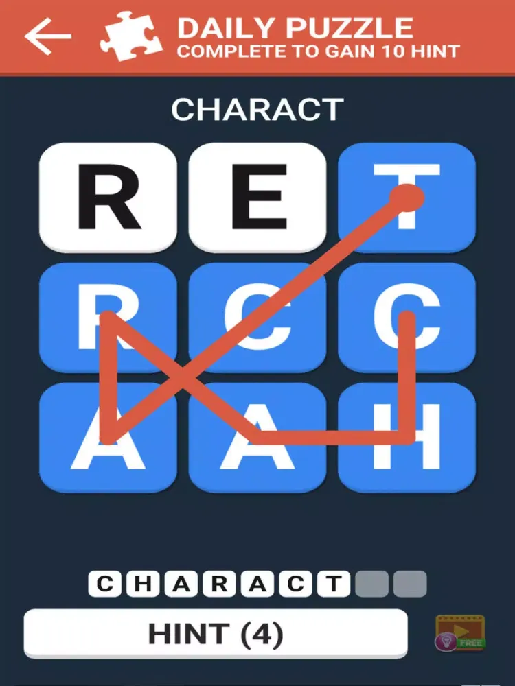 Capturas de tela do Words Chain iPad 