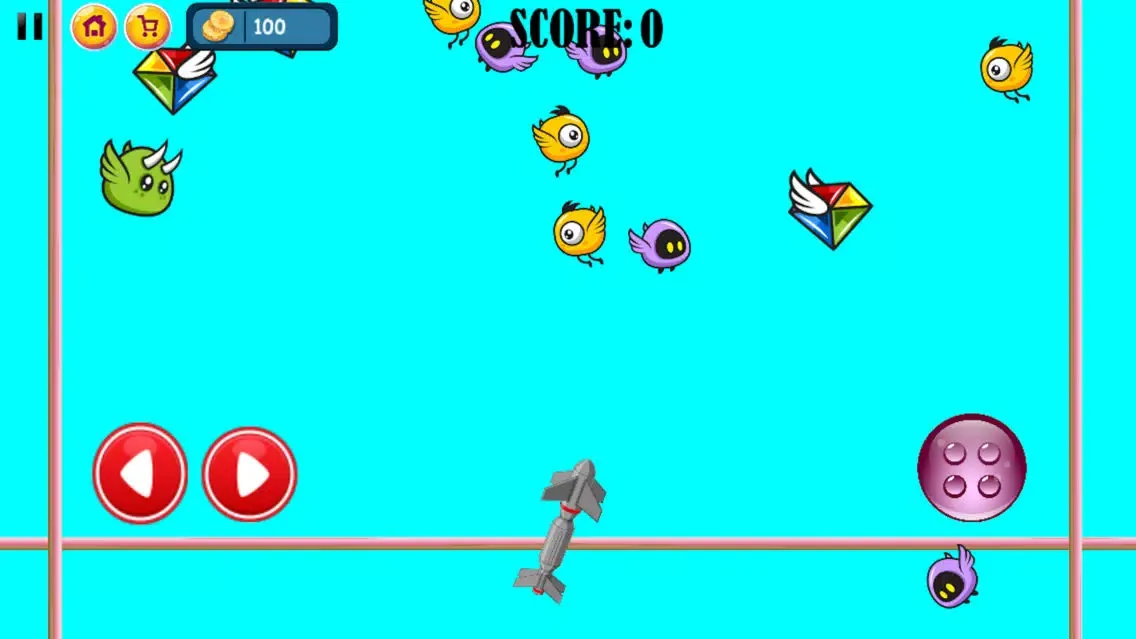 Capturas de tela do Monster Invader