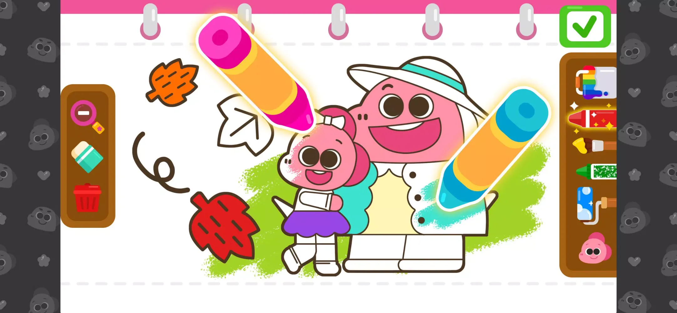 Cocobi Coloring & Games - Kids سکرین شاٹس