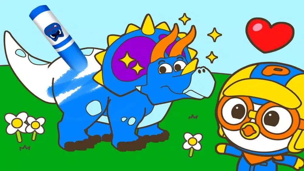 Скриншоты Pororo Dinosaur Sketchbook