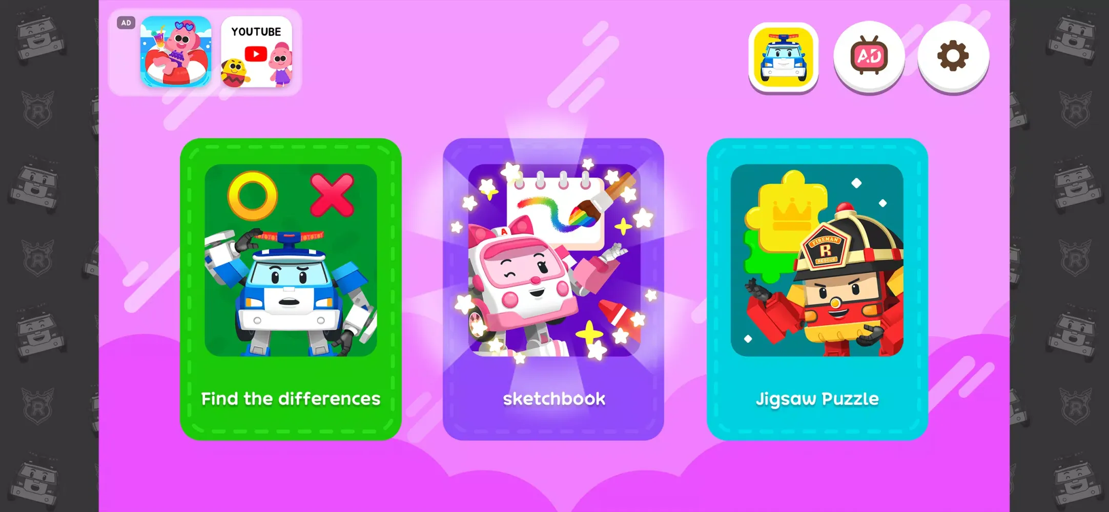 تصاویر Poli Coloring & Games - Kids