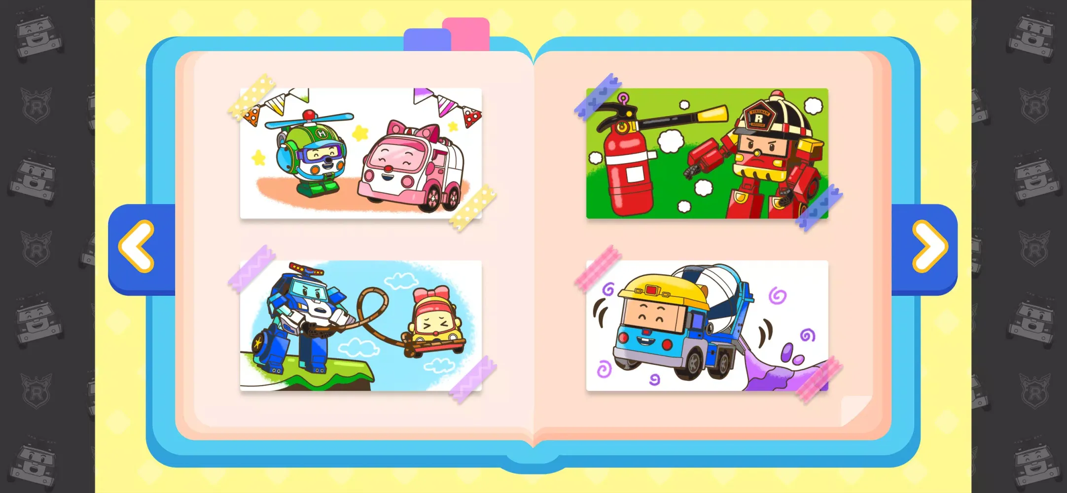 تصاویر Poli Coloring & Games - Kids