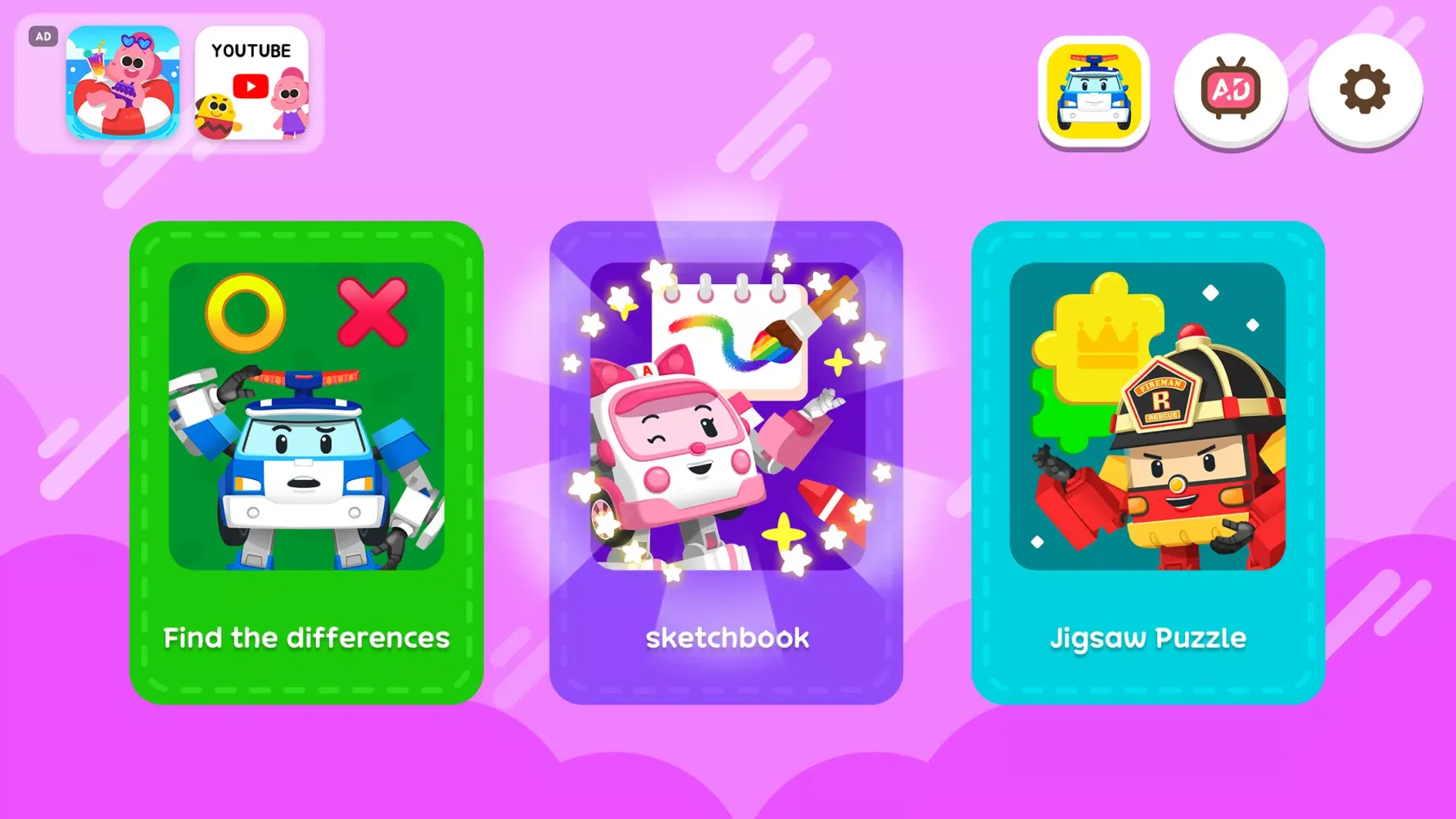 تصاویر Poli Coloring & Games - Kids