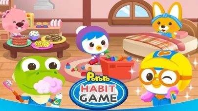 Tangkapan skrin Pororo Habit - Learning game
