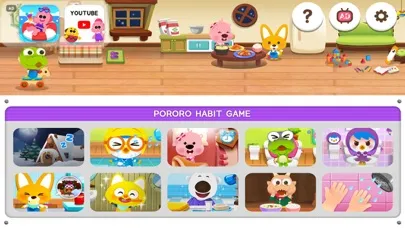 Tangkapan skrin Pororo Habit - Learning game
