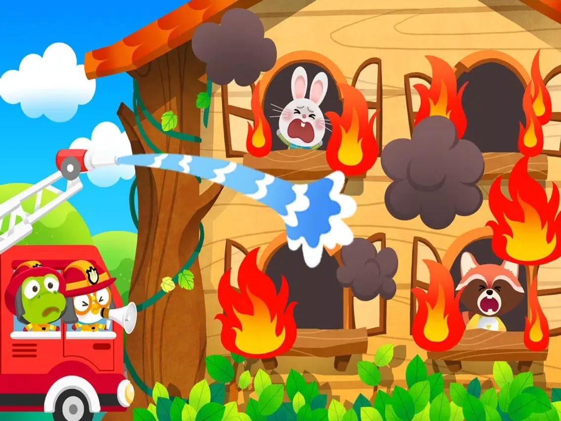 Capturas de tela do Pororo Job Game iPad 