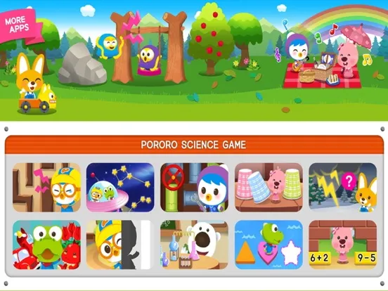 ภาพหน้าจอของ Pororo Sciecne Game - Puzzle iPad 