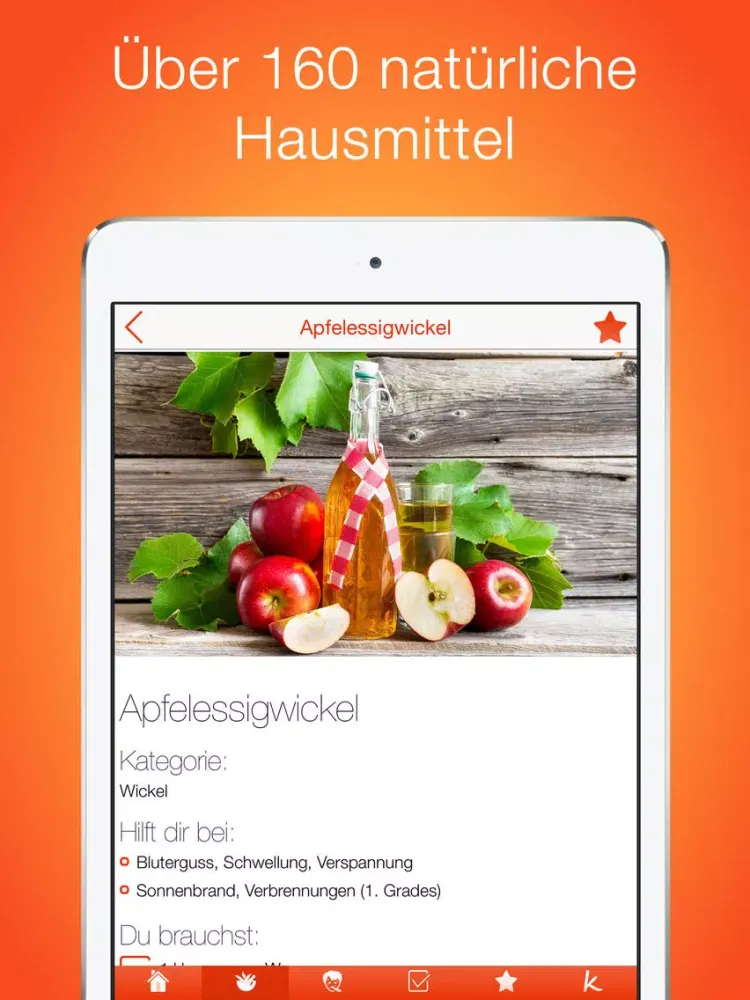Zrzuty ekranu Hausmittel iPad 