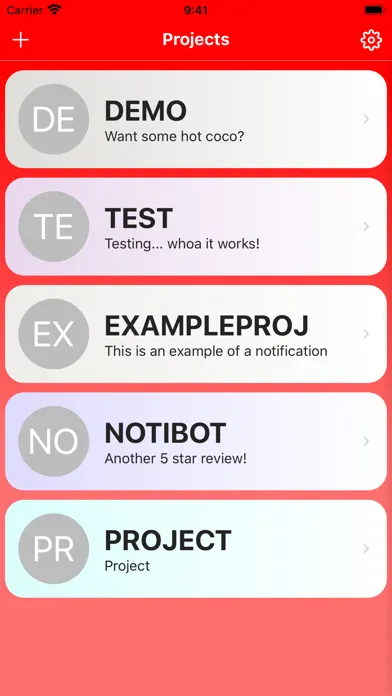 NotiBot Ekran Görüntüleri