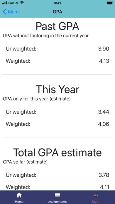GradeView - Grades Simplified স্ক্রিনশট