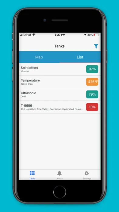 myTankTemp سکرین شاٹس