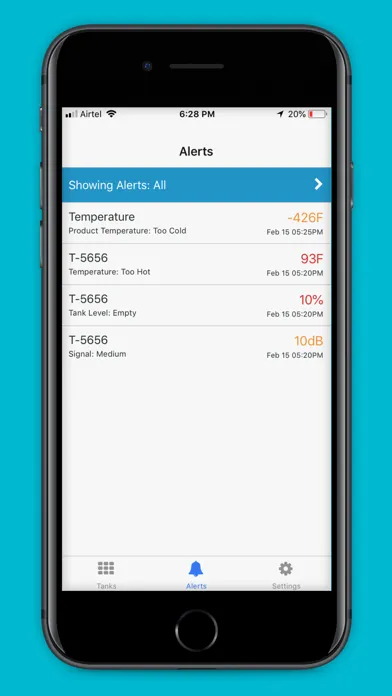myTankTemp سکرین شاٹس