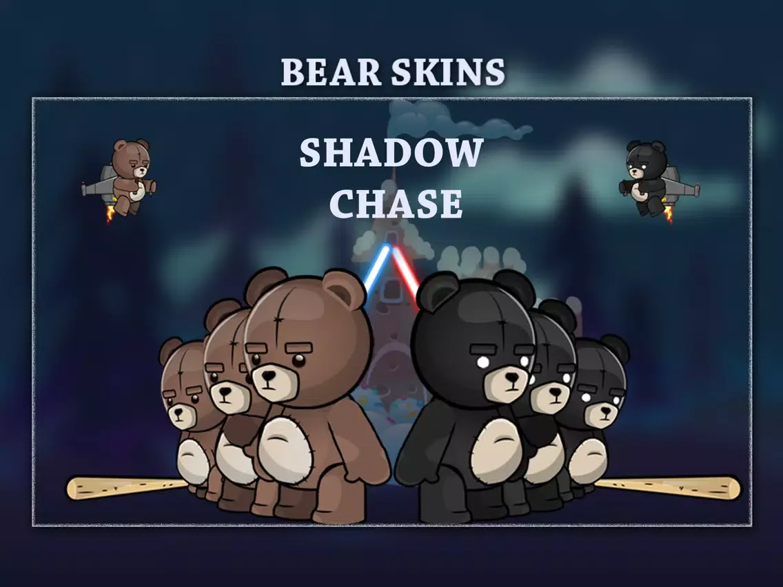 Shadow Chase - Run Bear Run iPad  स्क्रीनशॉट