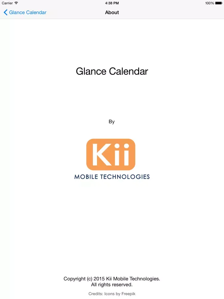 Captures d'écran de Glance Calendar iPad 