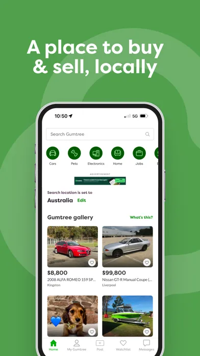 Скриншоты Gumtree: Find local ads & jobs