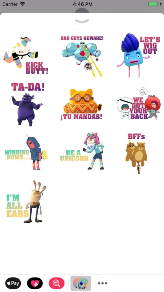 ภาพหน้าจอของ Stickers for a Cure - PBTF