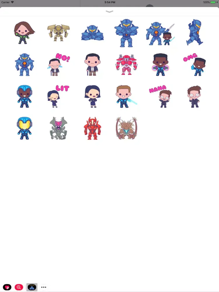 صور Pacific Rim Uprising Stickers iPad 
