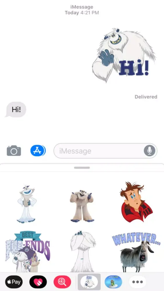 Smallfoot Emoji Stickers Screenshots