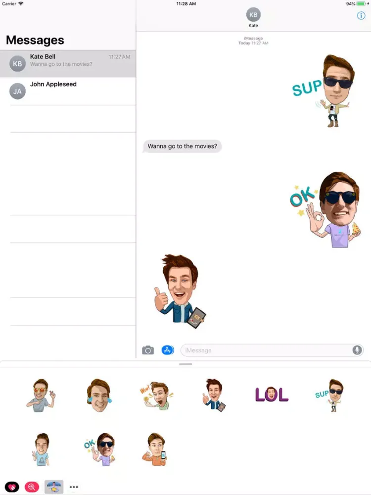 Captures d'écran de TechSmartt Sticker Pack iPad 