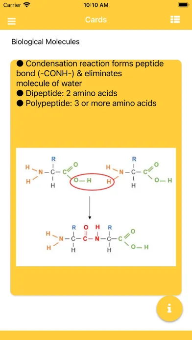 Скриншоты A-Level Biology Flashcards Pro