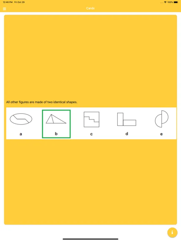 صور Non-verbal Reasoning Questions iPad 