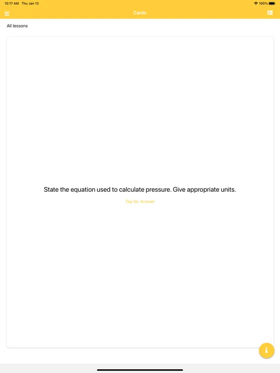 صور GCSE Physics Flashcards Pro iPad 