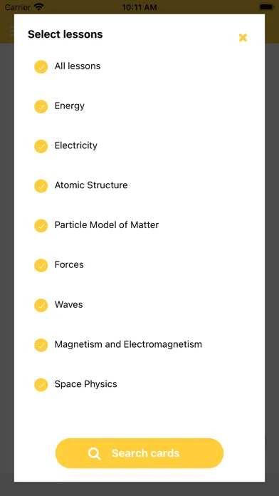 صور GCSE Physics Flashcards Pro