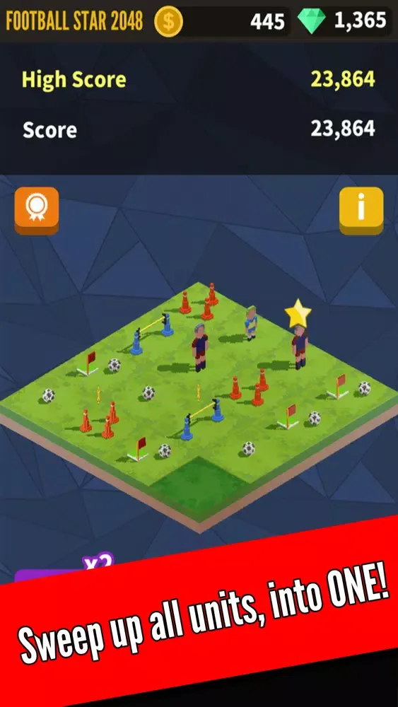 Football Star 2048 Screenshots