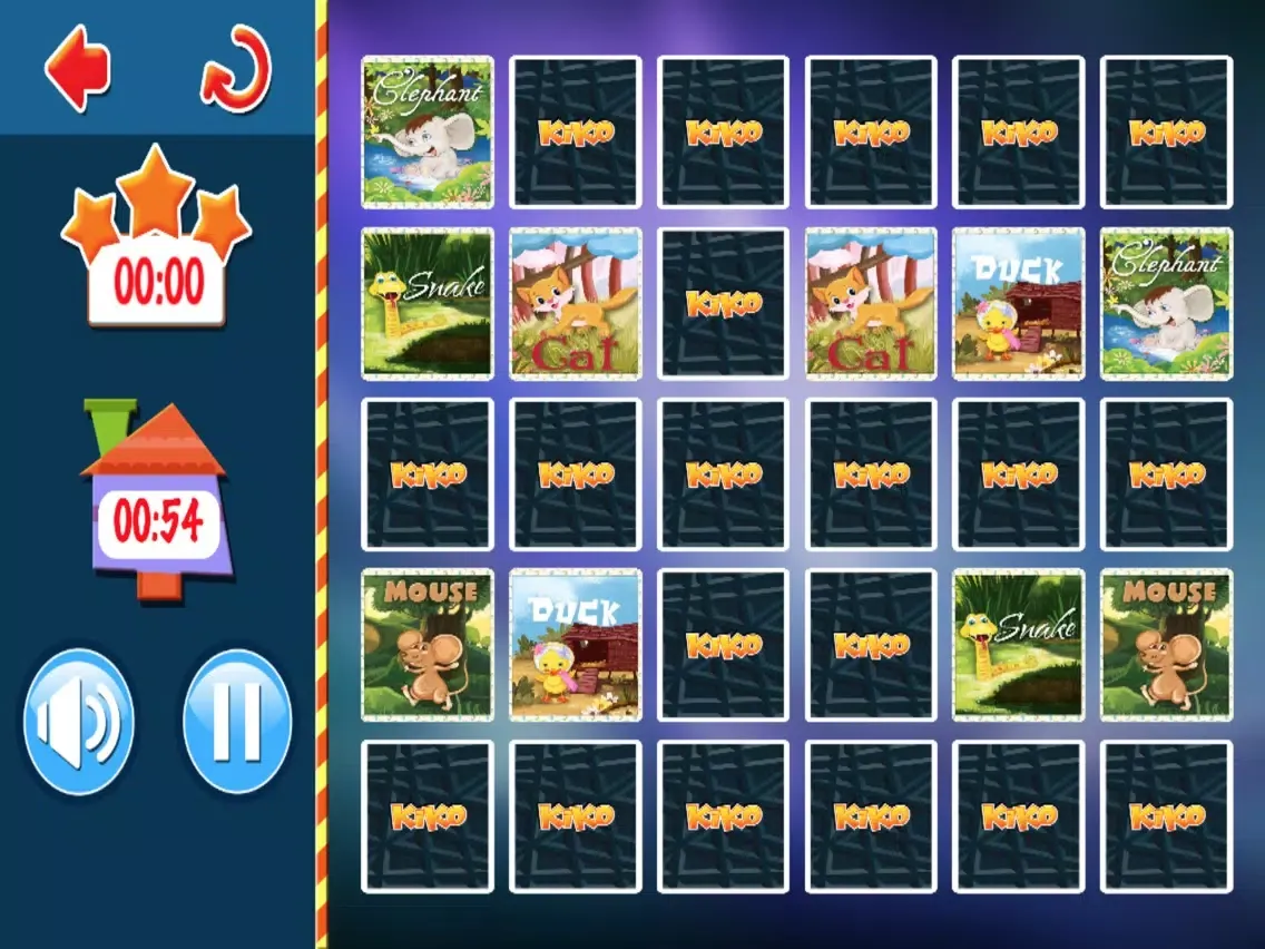 Animal Matching Advance iPad  Ekran Görüntüleri