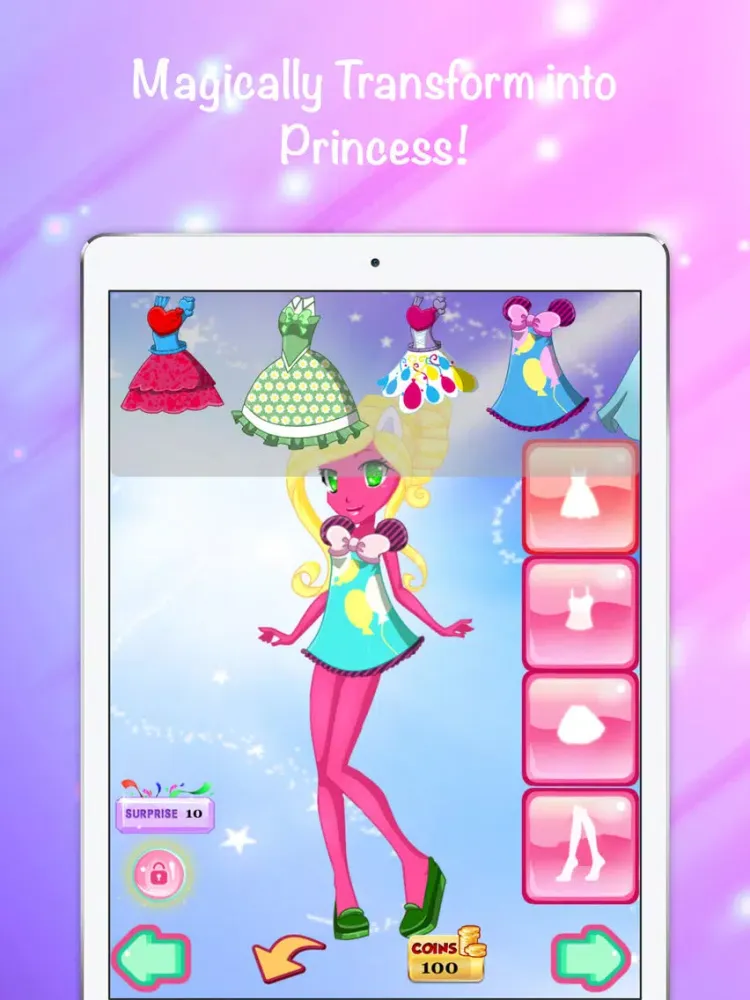 Anime Angel Girl Dress Up : Cute Princess Make Up iPad 应用截图