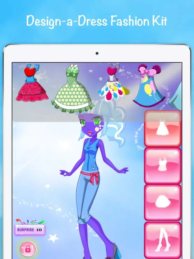 Anime Angel Girl Dress Up : Cute Princess Make Up iPad 应用截图