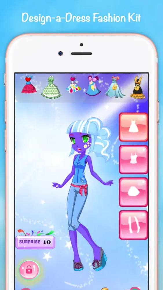 Anime Angel Girl Dress Up : Cute Princess Make Up应用截图