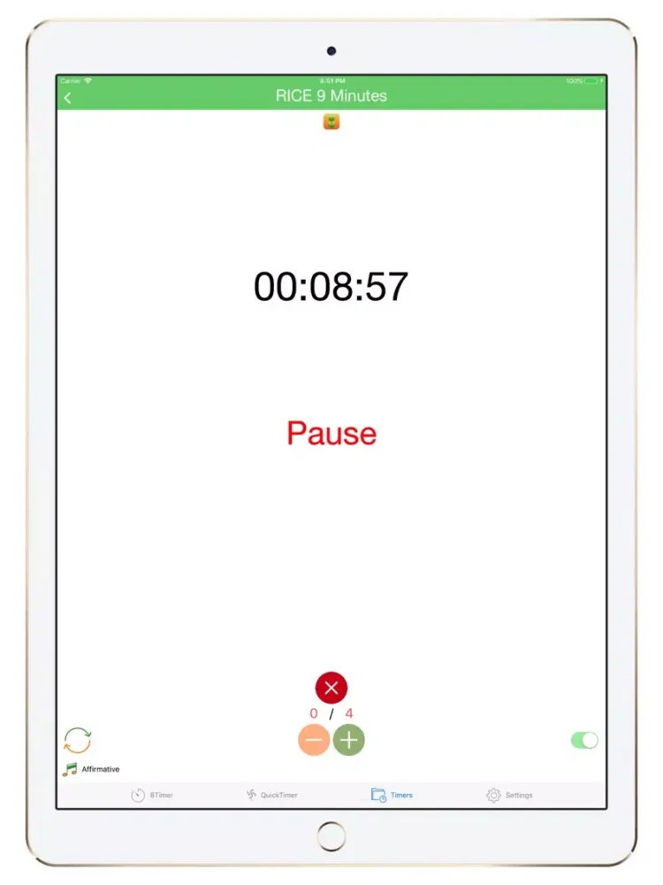 8Timer iPad  स्क्रीनशॉट