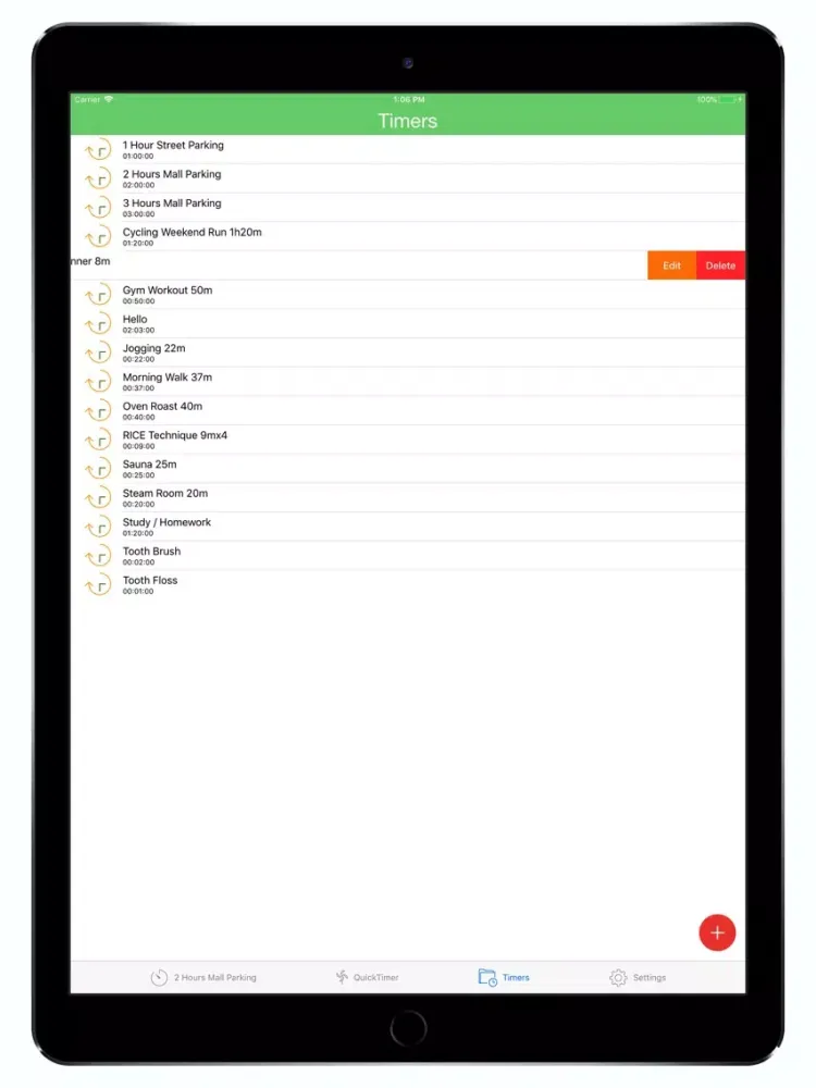 8Timer iPad  स्क्रीनशॉट