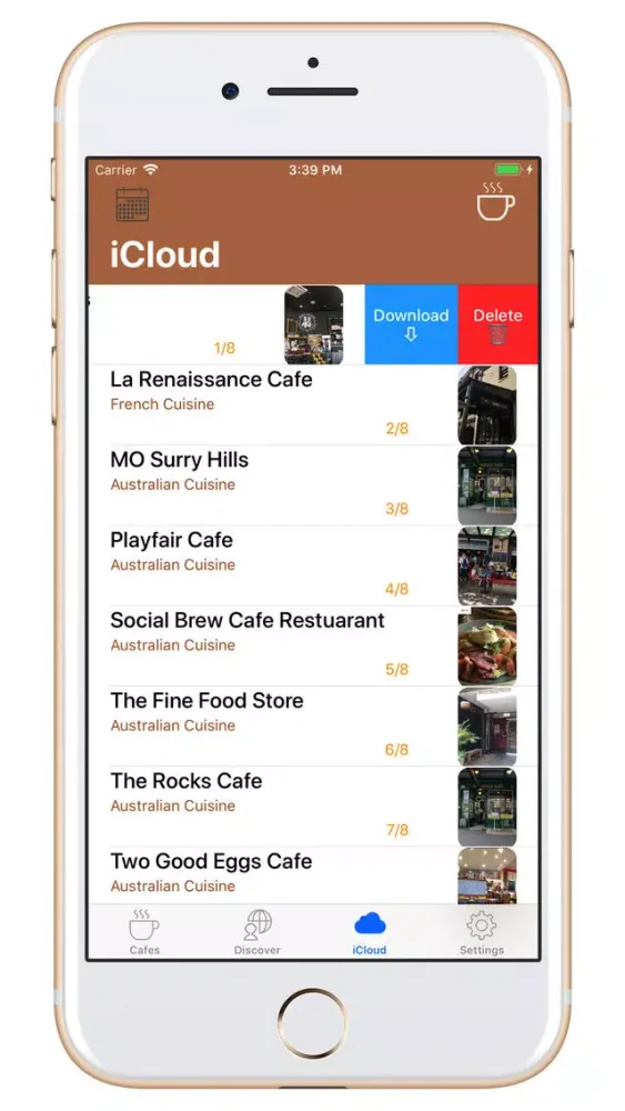 Скриншоты 8Cafe