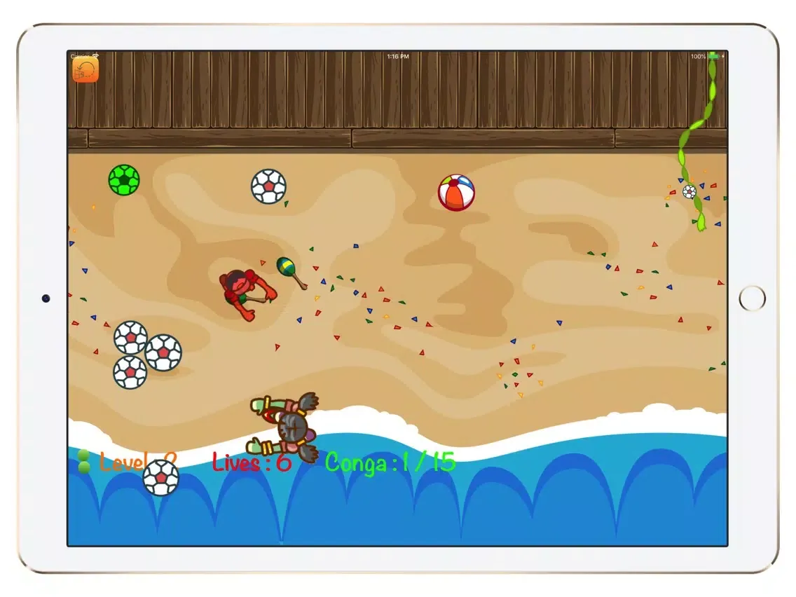 ภาพหน้าจอของ 8Conga iPad 