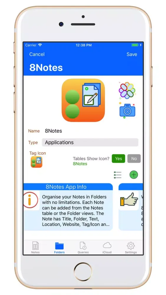 Ảnh chụp màn hình của 8Notes