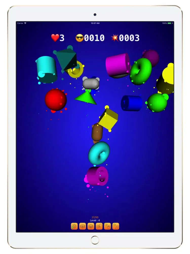 Tangkapan skrin 8Shapes iPad 