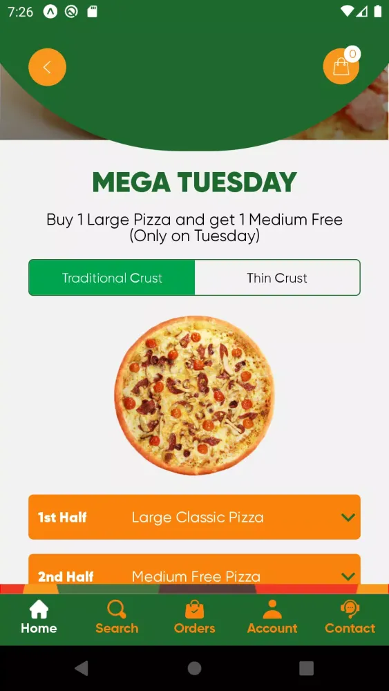 Ảnh chụp màn hình của Pizza Jungle