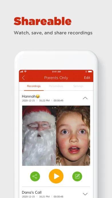 Video Call Santa Ekran Görüntüleri