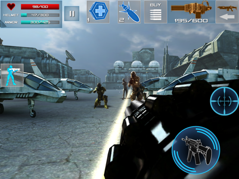 Tangkapan layar Enemy Strike iPad 