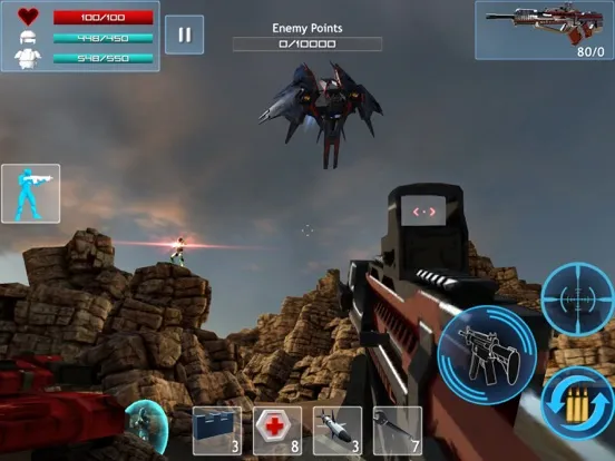 Capturas de pantalla de Enemy Strike 2 iPad 