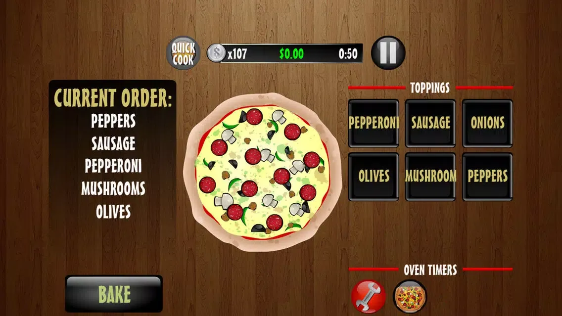 ภาพหน้าจอของ Pizza Panic Lite